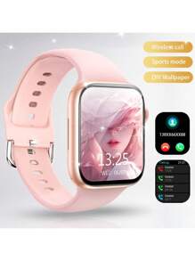 Smart Watch, Wireless Calls/Dialing, Multi-Sport Modes, Call Reminder And Rejection, SMS Reminder, Multiple APP Reminders, Suitable For Men And Women, Sports Watch, Custom Wallpaper, Fitness Monitoring, Compatible With Ios/Android