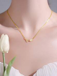 قلادة الزنبق من الفضة الإسترليني عيار 925، رائعة وخفيفة بطراز طبيعي أنيق وفريد بتصميم زهري، للنساء