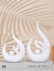 现代抽象雕塑小雕像，适用于房间装饰、办公室装饰、客厅装饰、办公桌配件、礼品，非常适合婚礼，也是最佳的母亲节礼物