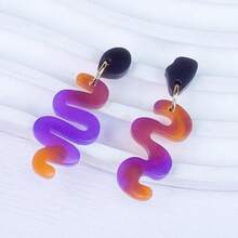 1pc Silicone Mold For DIY Geometric Asymmetrical Earrings/Pendants - Transparent White - View 5