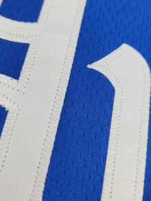 Atonmore 2 件男式篮球服，无袖运动背心，带刺绣缝线，蓝色 - 藍色 - 查看 3