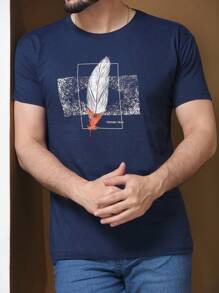 Men's Basic T-Shirt 100% Cotton Shirt Premium Knit Blouse New Release