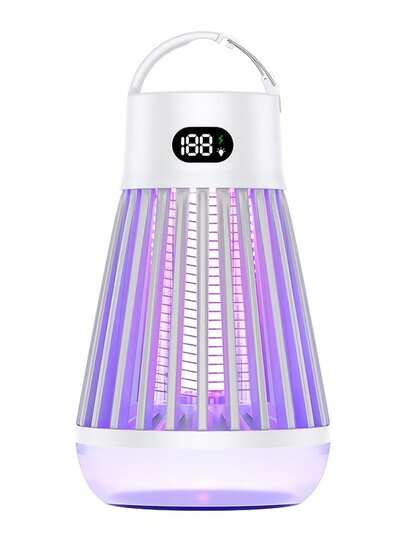 Lámpara multifuncional mata mosquitos 2 en 1 portátil para el hogar, mata mosquitos para acampada al aire libre, lámpara mata mosquitos 2000Ah