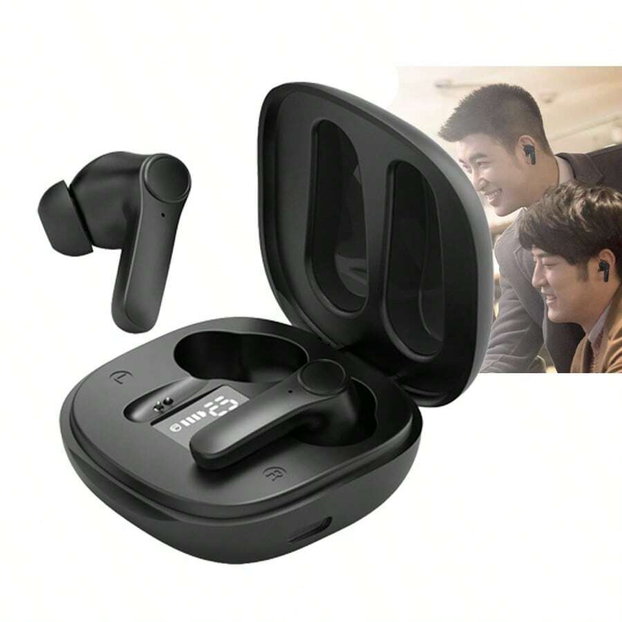 2025 Wireless Translator Earbuds 144 Language Real Time AI Translation Earphones - màu đen - Xem 1
