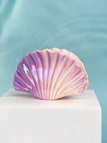 1pc Gradient Color Shell Hair Clip, Vacation Style Hair Accessory, Large Size Claw Hair Clip, Summer Maritime Design Hair Clips Hair Jaw Clip Hair Clamps Hair Clutch Hair Catcher Clip