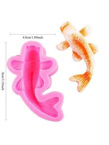 Koi Fish Silicone Mold Fish Candy Gummy Mold Small Chocolate Baking Mold Tool For Cake Decoration Candle Mold - KC-A-784 - View 7
