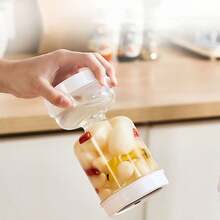 1 hũ đựng dưa muối có nắp lọc, tách khô và ướt, chống rò rỉ và có thể lọc, thích hợp để muối ô liu, dưa chuột và các loại dưa muối khác. - Nhiều màu1 - Xem 4