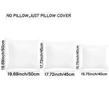 2PCS Green Leaf Spring Summer Pillow Case Geometric Palm Tree Pillow Case Modern Home Decor Room Tropical Outdoor Decor Sofa Bed Pillowcase With One Side Without Pillow Core - Multicolor - View 2