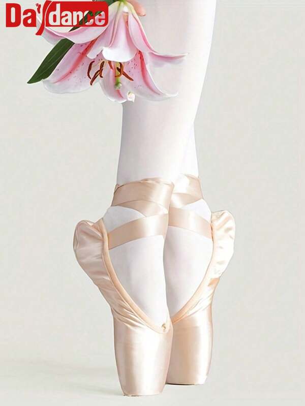 Daydance Zapatillas de ballet para puntas para mujeres, zapatillas de danza de satén