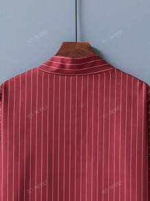 Japanese Retro Oversized Versatile Striped Kimono Cover Up, Lightweight Summer Robe, Sleepwear, Beach Cover Up, Sun Protection