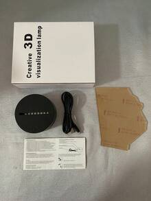 1個個性化畢業3D幻象夜燈，可變換RGB顏色，高中與大學畢業派對裝飾，畢業帽設計，畢業紀念品，壓克力夜燈房飾 - 彩色 - 查看 8