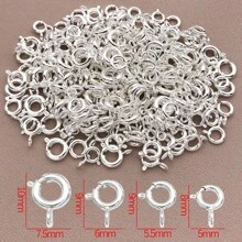 5/10/15 stuks 18K vergulde veersluitingen messing ronde sluitingen open ring sieraden veersluiting sieraden connector sluitingen voor armband ketting sieraden doe-het-zelf knutselen maken