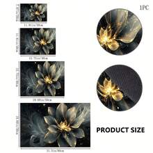 1pc Floral Print Absorbent Mat/Drying Pad For Coffee Maker, Dishes - Polyester Desktop Protective Pad, Suitable For Kitchen Counter Decoration, Home Bar And Dining Table Placemat - HQQLSD151 - View 2