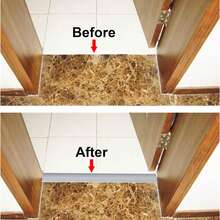 1pc 5cmx3meters Floor Transition Strip, Floor Cover Strips, Self Adhesive Flooring Transitions Laminate, Vinyl Floor Flat Divider Strip, Trim For Carpet Threshold Strip, Wood Grain Design, Grey Wood Grain