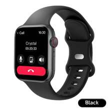 Hot 1pc Silicone Strap Sport Smart Watch For Teenagers, 1.44" Touchscreen Electronic Smart Watch, Call Function, Step Counter, Calorie Tracking, Multiple Sport Modes, Alarm & Notification Alerts, Compatible With Android & IOS, Suitable For Gifting, Sports, School, Parties, Comes In Various Strap Options, 90mAh/220mAh