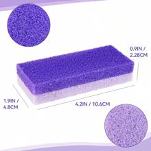 4 Pieces For The Treatment Of Calluses And Dead Skin On The Feet And Heels Cleansing Exfoliation Removal Of Dead Skin Sharpening StonePurple