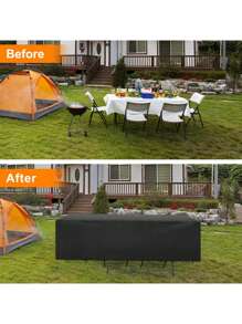 Oxford Cloth Furniture Cover Outdoor Garden Courtyard Sofa Chair Cover Waterproof Sunscreen Dustproof Cloth Cover