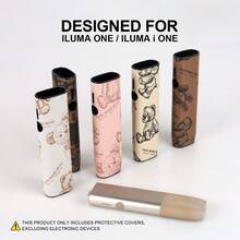 适用于 IQOS ILUMA ONE/ILUMA I ONE/ILUMAPRIME 的装饰防摔保护套，含 20 支加热棒，时尚配饰，豹纹图案多色 PU 皮革材质，360 度全方位保护，减震防滑，男女皆宜，生日、情人节、圣诞节礼物佳选。 - 彩色 - 查看 9