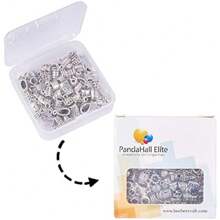 120 pièces 30 styles de bails, perles, pendentifs, fermoirs connecteurs pour la création de bijoux. Convient aux bracelets de charme européens, en argent antique