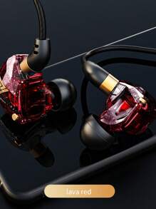 QKZ SK8 Heavy Bass Headphones Computer Gaming Wire Control With Wheat Sports In-Ear Lol Gaming Earbuds 3.5mm Jack