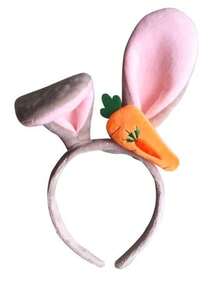 Halloween Cartoon Animal Headband Plush Hair Accessories Rabbit Cat Cow Tiger Sheep - One Size - View 31