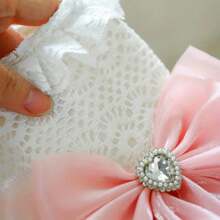 1 pezzo Vestitino per cane in stile principessa con cuore rosa e pon pon, per cani di piccola taglia come Yorkshire Terrier, Barboncino, Bichon Frise, Teddy Bear. Regalo ideale per la festa della mamma, vacanze o per animali domestici