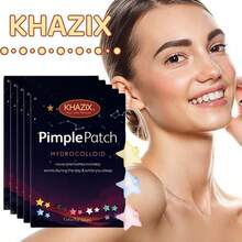 星形痘痘贴 适用于面部水胶体，1400 片，水胶体痤疮贴，可爱星形痘痘贴 - 彩色 - 查看 7