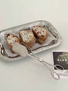 1pc European Style Embossed Cake/Pastry Clip, Retro Bread Clip, Precise Afternoon Tea/Dessert Fruit Clip