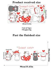 Cartoon Animal Wall Decor Sticker For Wall Restoration Background Stickers - Multicolor - View 7