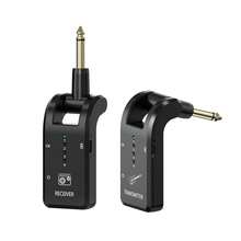 升级版 2.4GHZ 无线吉他系统内置可充电锂电池无线吉他发射器接收器适用于电吉他贝斯电子管乐器