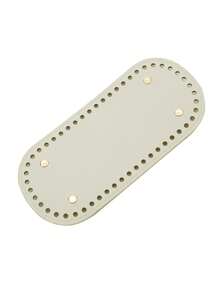 1 pieza/3 piezas Fondo de bolso a ganchillo, cojín de fondo de bolso, cojín ovalado de PU para fondo de bolso con agujeros para hacer bolsos y carteras, base ovalada tejida a mano para bolso, soporte de fondo de bolso de PU, placa de fondo ovalada DIY para bolso, herramientas de ganchillo 22*10cm de largo para fondo de bolso de punto, base de bolso de PU hecho a mano con agujeros, accesorios para fondo de bolso de ganchillo DIY