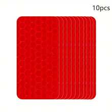 10pcs Universal Reflective Stickers, Cycling Accessories, Reflective All Light Sources Reflective Decorative Stickers