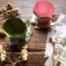 1PC Cup And Plate Set Metal Die Cuts Cutting Dies Stencils For DIY Scrapbooking Photo Album Decoration Embossing Paper Dies Template For Card Making - Silver - View 6