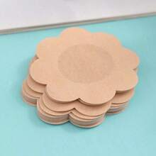 100PCS Cloth Nipple Cover Teat Hide Women Disposable Nipple Pasties Piece Breast Petals Invisible Bra Padding Chest Sticker Patch Covers No Marks Prevent Exposure