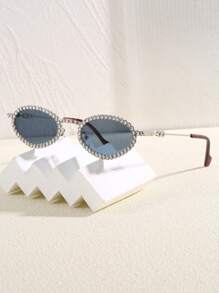 1pc Unisex Fashion Beach Fashion Glasses, Casual Party Eyewear, Elegant Decorative Glasses