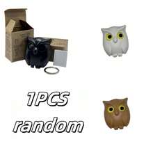 1/3PCS 卡通猫头鹰挂钩，猫头鹰派对礼品，实用礼物，眼睛会切换，有趣的礼物，派对必需品，猫头鹰衣钩，汽车挂钩钥匙扣，冰箱挂钩，派对用品（含双面胶带） - 彩色 - 查看 14