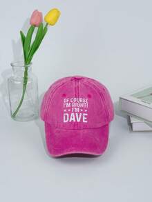 Fashionable Letter Print Baseball Cap, Suitable For Everyday Wear - Multicolor - View 13