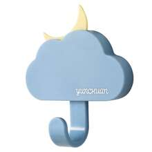 1 Pc Sun Moon Adhesive Hook No Hole Door Rear Wall Hanging Strong Load Bearing Party Activities No Trace Hook