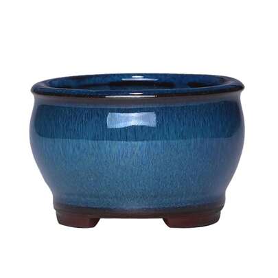 Maceta de cerámica para suculentas, macetas de cerámica con orificios de drenaje para alféizares, estantes, jardines y patios