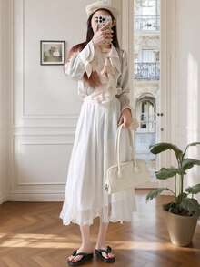 Sandals For Women,Summer New Simple And Elegant Bow,Flip Flops Women, Casual And Comfortable Anti Slip,Sandals,Summer Simple And Fashionable, Flip Flops, Black Sandals , Slippers , Outdoor Beach Soft And Lightweight - Black - View 8