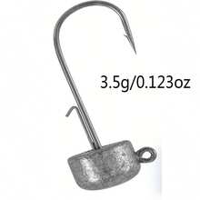 10pcs High-Quality Ned Rig Soft Baits Hooks - Durable PP & Lead Material, Anti-Jam Design, Suitable For Fishing And Hunting, With Anti-Slip Hook, Sharp Blood Groove, Suitable For Freshwater & Saltwater Salmon And Bass Fishing, Great Gift Recommendation For Vacation And Outdoor - Multicolor - View 9