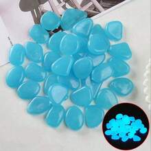 1000pcs Luminous Pebbles, Decorative Glow Stones For Party Scene, Vase, Fish Tank, Gardening, Swimming Pool, Bar, Courtyard Landscaping