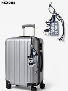 HXXOOS Uma Peça Tag de Identificação e Chaveiro de Cão em Estilo INS - Pingente de Bolsa Fofo de Schnauzer com Etiqueta "ISSO É MEU!", Acessório de Viagem para Mulheres, Presente para Ela, Pendente para Mochila, Bolsa de Ombro, Mala