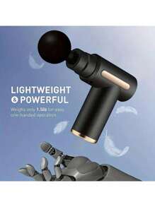 Pistola de masaje de tejido profundo - Silla de masaje - Martillo eléctrico multifuncional de grado profesional para fisioterapia y percusión corporal para hombros y cuello, cintura cervical y espalda