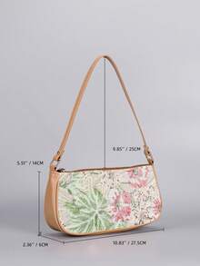 Túi xách Baguette thêu hoa sequin thời trang dành cho nữ, túi đeo vai có khóa kéo thêu màu tương phản, cắt ngẫu nhiên, dành cho phụ nữ, thích hợp cho tiệc tùng, đám cưới, vũ hội, hoàn hảo cho tiệc cưới, vũ hội, bữa tối/tiệc tối, kết hợp với váy dự tiệc ngày lễ, váy dạ hội & váy sequin - Nhiều màu - Xem 2