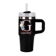 Tasse personnalisée de 14 oz avec lettre de A à Z, tasse à boire de tous les jours, cadeau surprise, cadeau de nouvel an, cadeau d'anniversaire, cadeau de la Saint-Valentin, convient à la famille, aux amis, aux amoureux, à la fête des mères, à la fête des infirmières, à la fête des pères, au mariage, à la remise des diplômes, à la fête des enseignants, multifonctionnel, ornemental, réutilisable, raffiné, élégant, de haute qualité, coloré, moderne, personnalisé, unique, idéal comme cadeau pour lui, idéal comme cadeau pour elle, petit ami, papa, petite amie, maman, famille, amis, salle de thé, maison, jardin, bureau, tasses personnalisées, ambiance chaleureuse