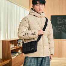 XTEP Special Step Shoulder Bag For Men And Women 2024 New Autumn/Winter Official Casual Portable Commuter Bag Versatile Sports Shoulder Bag 876437130013