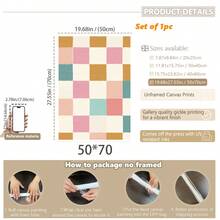 1 帆布墙面艺术，育儿室印刷品 | 墙面艺术套装 | 育儿室墙面艺术 | 游戏室装饰 | 儿童房艺术 | 奇特艺术 | 折衷主义墙面艺术 | 数字下载 - 彩色 - 查看 17