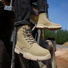 Steel Toe Sneakers For Men Indestructible Work Shoes Lightweight Comfortable Safety Sneakers Slip-Resistant Composite Toe Shoes For Construction