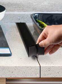 1PC/2PCS Stove Counter Cover Kitchen Seal, Stove Top Seal, Organic Silicon High Temperature Resistant Kitchen Gap Strip, Oil And Dirt Resistant Gas Stove Gap Soft Sealing Strip Silicone Gap Plug Kitchen Stove Counter Gap Cover - Flexible Stove Space Filler